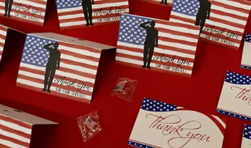 On-Campus Veterans Honored With Cards, Reception