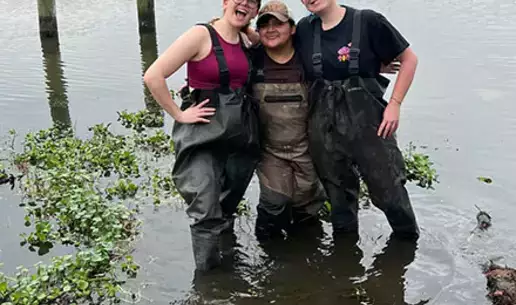 Geography Students Get Feet Wet During NOLA Trip