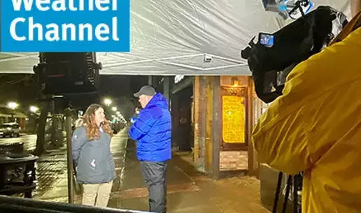 Students, Staff Interviewed by The Weather Channel
