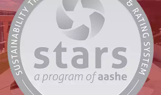 Campus Earns Silver Rating for Sustainability Efforts