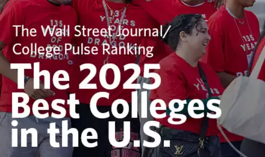 University Named to WSJ 2025 “Best Colleges” List