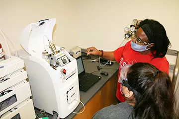 Arely Cazarin and Associate Professor Trudy Thomas-Smith 