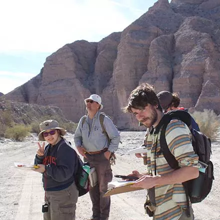 Geology Students on trip