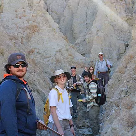 Geology Students on trip