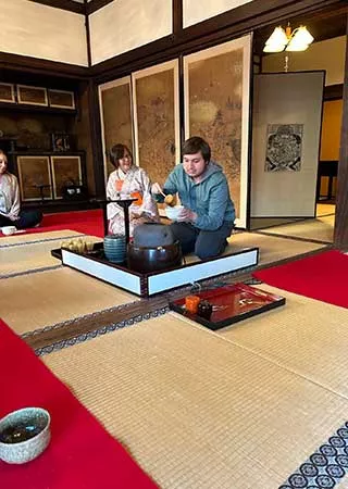 Junior Music Industry major Matthew Viglucci in Japan