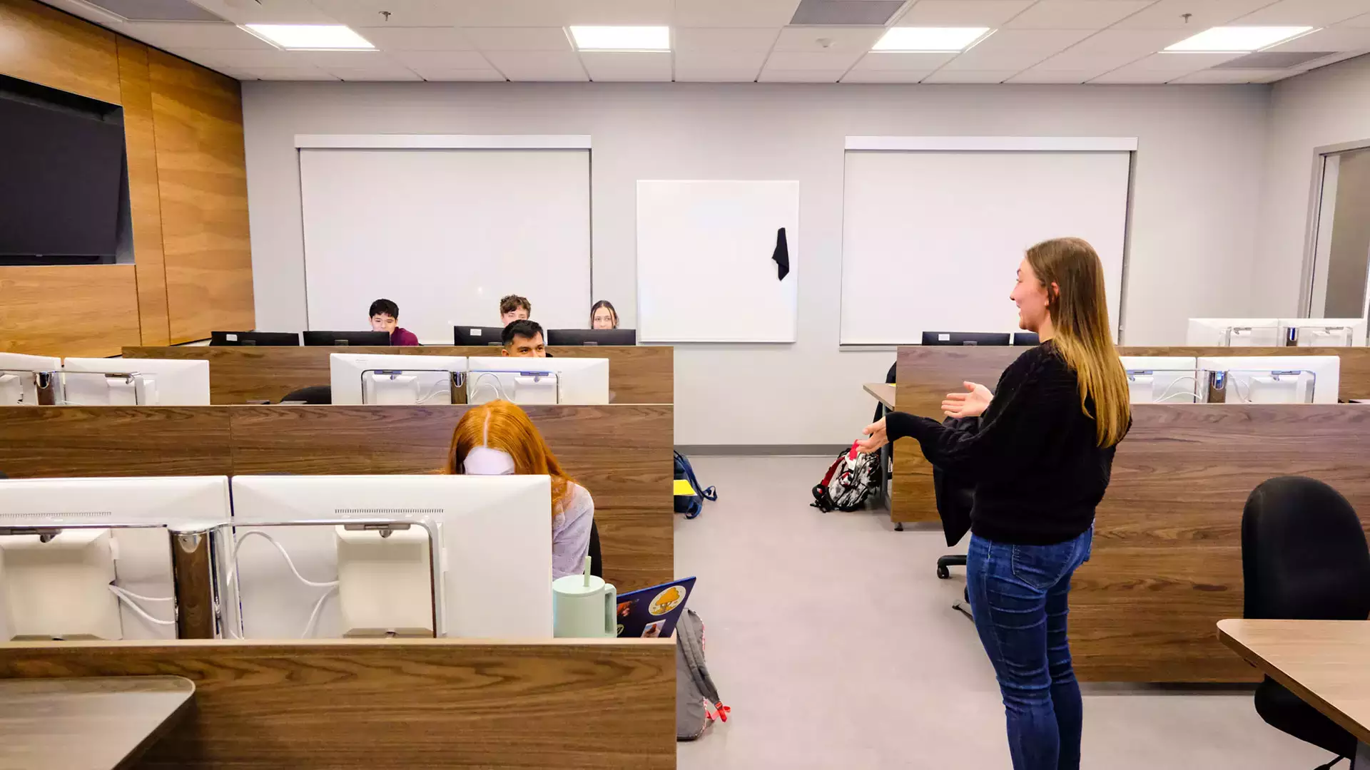 Accounting students benefit from small classes.