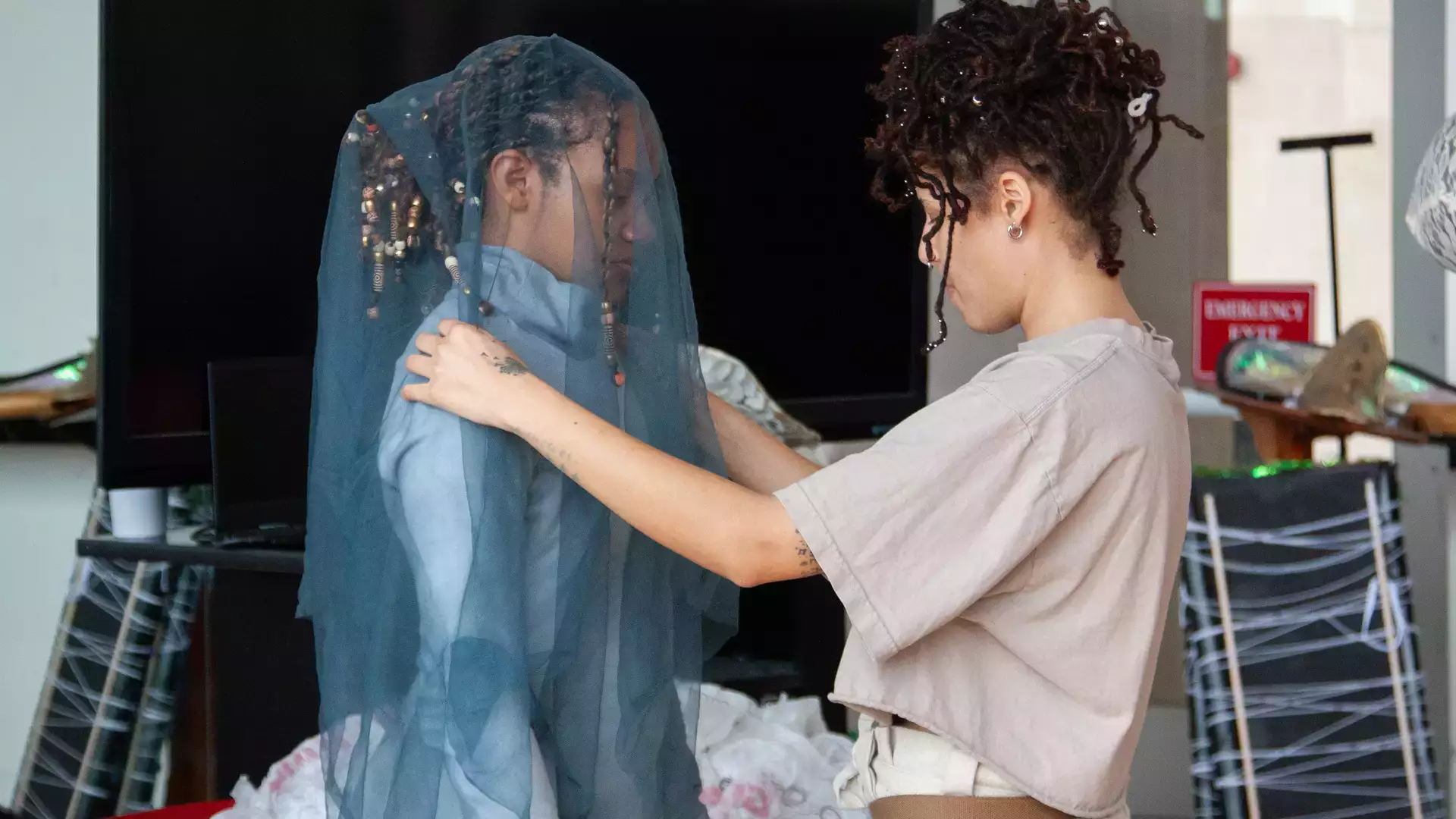 Students gain hands-on experience in the Fashion and Textiles major.