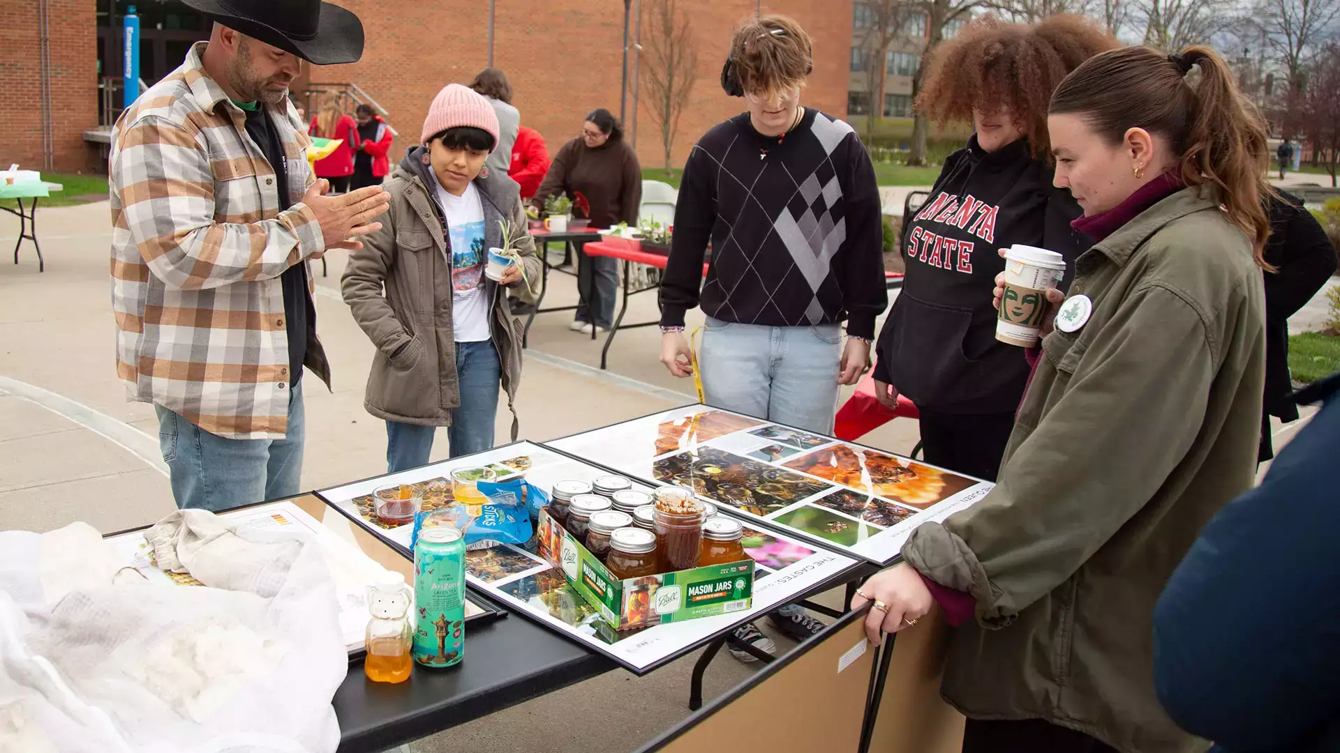 Students and community members come out for Green Dragon Week.