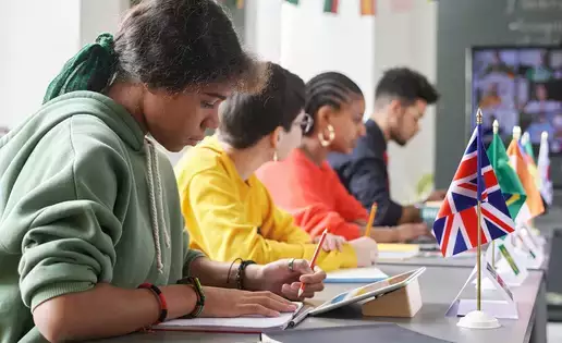 Row Flags and Multicultural Students in a International Studies Class